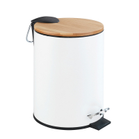 Wenko Mülleimer 3L Tortona Weiß
