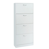 Stozy Armoire à Chaussures Adan 4 Compartiments Blanc