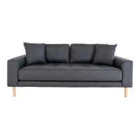 House Collection 2.5-zitsbank Milo Donker Grijs