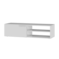 Pato Meuble TV 1 Porte Victoria Blanc