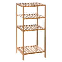 Eazy Living Etagère de Rangement Multifonctionnel pour Salle de Bain Bambou