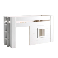 Dream Tree Lit Mi-Hauteur Avec Rideaux 90 x 200 cm Josie