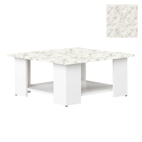 Interia Table Basse Zita Blanc - Marbre