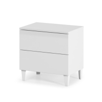 Pato Table de Chevet Easton Blanc