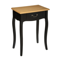 Eazy Living Table de Chevet Isabelle Noir