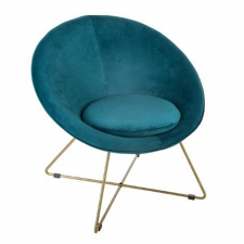 Eazy Living Loungestoel Brigitte Blauw