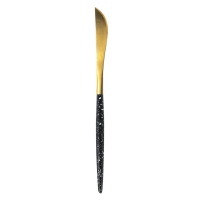 Bama Couteau Kyoto Gold Black Marble - 12 Pcs