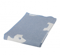 Baninni Couverture de Lit Bébé Cesar Bleu - 110 cm x 140 cm