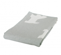 Baninni Couverture de Lit Bébé Cesar Gris - 110 cm x 140 cm