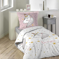 Housse de Couette Sleepy Unicorn 140 cm x 200 cm