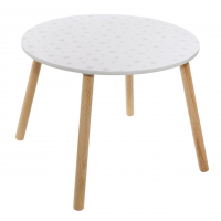 Eazy Living Table pour Enfants Nuage Étoiles Blanc