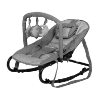 Little World Babywippe Starwing Dark Gray