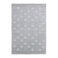 Livone Tapis 120 cm x 180 cm Happy Rugs Confetti Gris - mint