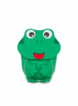 Affenzahn Sac à Dos Enfant Grenouille Vert Foncé 4L