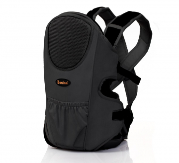 Baninni Porte-Bébé Multiposition 2 en 1 Sacco Prestigio Noir