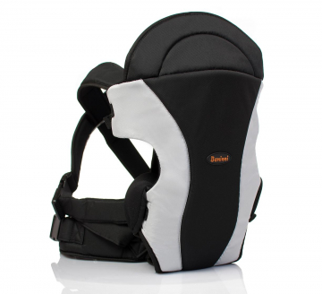 Baninni Porte-Bébé Multiposition 2 en 1 Sacco Noir - Gris
