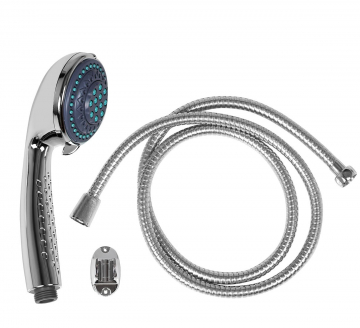 Baytex Pomme de Douche EYHA092 + Tuyeau de Douche 1,5 m Ø 85 mm