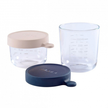 Béaba Pots de Conservation en Verre Repas Bébé - 2 Pcs
