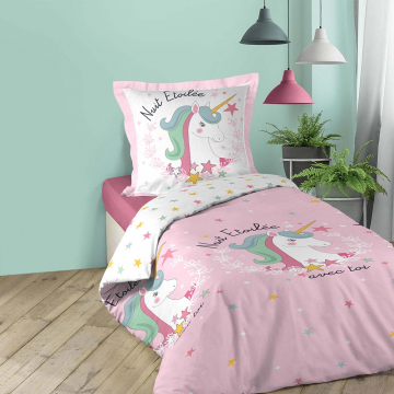 Housse de Couette Unicorn Night 140 cm x 200 cm