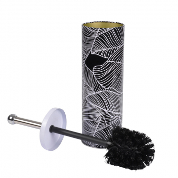 Brosse de Toilette Black Leaves