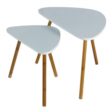 Baytex Bijzettafel Set Wyn Wit