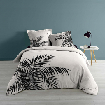 Dekbedovertrek Black & White Jungle 240 cm x 220 cm