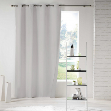 Gordijn Met Ringen 140 cm x 260 cm Savona Wit