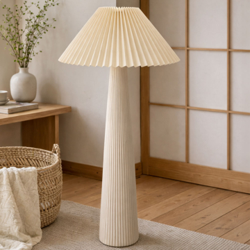 Milton & Oldbrook Vloerlamp Sliema Wit