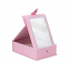 Baytex Porte Bijoux Boîte à Bijoux avec LED Miroir Petit Rose