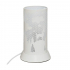 Eazy Living Lampe de Table avec Animaux Nature Blanc
