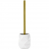 Kleine Wolke Brosse de Toilette Golden Crackle Blanc