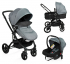 Little World Poussette 3 en 1 City Walker Gris- Jusqu'à 22 kg!