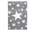 Livone Teppich Happy Rugs Stars Grau - Weiß 160 cm x 230 cm