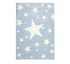 Livone Teppich Happy Rugs Stars Blau - Weiß 160 cm x 230 cm