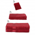 Milton & Oldbrook 6-delige Handdoekenset Kington Red