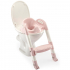 Thermobaby Réducteur de Toilette avec Marche KiddyLoo Rose