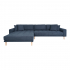 House Collection Hoekbank Milo Lounge Sofa Links Donker Blauw