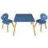 Uniquely Tisch mit 2 Stühle für Kinder Dino