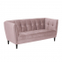 Smuk Samt 2.5-Sitzer Sofa Eaven Rosa