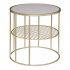 Eazy Living Table d’Appoint Dorothee Marbre Blanc