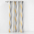 Voile Vorhang 140 cm x 260 cm Stripes White - Yellow