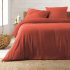 Bettdeckenbezug Uni Terracotta 240 cm x 220 cm