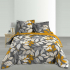 Bettdeckenbezug Yellow & Grey Leaves 240 cm x 220 cm