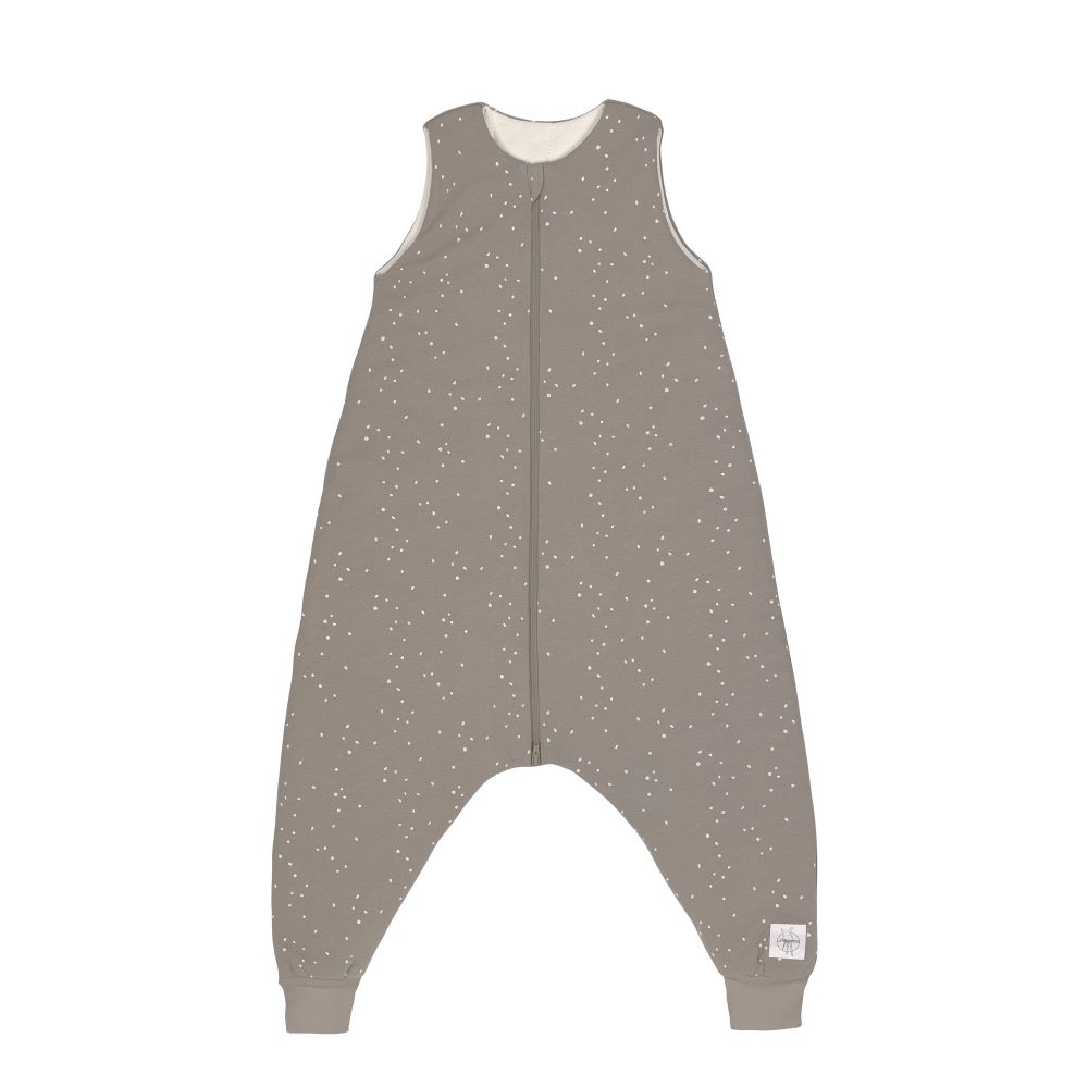 LÄSSIG babyslaapzak jumper 4 seizoenen Sprinkle taupe, 92 cm, 2-3 jaar