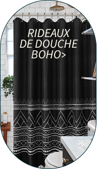 Boho rideaux de douche