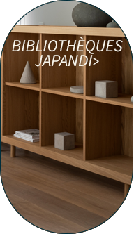 Bibliothèques Japandi