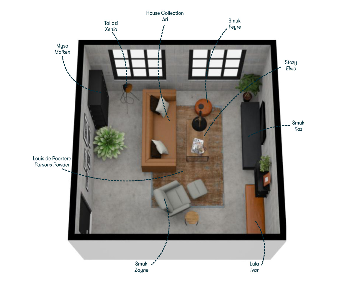 Floorplan Industrieel