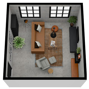 Floorplan Industrieel