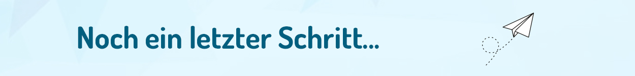 Bestätigung der Anmeldung