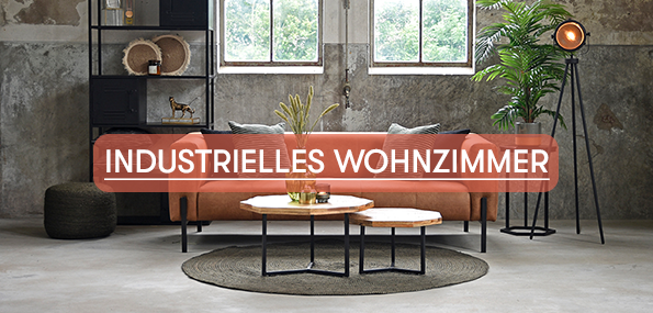 Industrielles Wohnzimmer